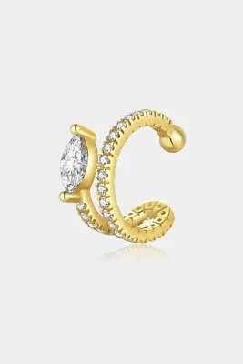 Sleek Tricolor Zircon Ring