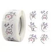 Cartoon Animal Sticker Pcs/Roll Animal Stickers Roll for Water Bottles