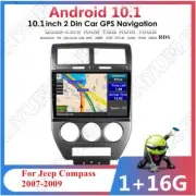 For 2007-09 Jeep Compass 10.1'' Android 10.1 Head Unit Stereo GPS Navi Wifi 16G