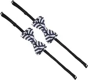 [COLLBATH] Pre-tied Children's Bow Ties Blue White Striped Stylish Party and School Accessory