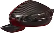 Carbon Fiber Side Rearview Mirror Cover Compatible For 11th Gen Civic Type R FL5 Typer Reverse Mirror Shell Cover, Rearview Mirror Overlay(Forging)