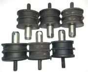 Set of 6 Benford Terex Roller Mount Single Drum MBR71 1702-214 Anti Vibration