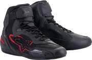 Alpinestars Faster 3 Rideknit, shoes , color: Black/Dark Grey/Neon-Red , size: 12 US
