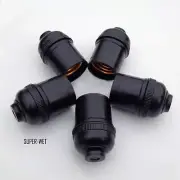 5 X E27 4A Light Bulb Lamp Holder Pendant Edison Screw Cap Socket Vintage Black