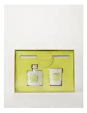 [True Home] Persian Lime and Lemongrass Candle & Diffuser Set