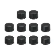 Potentiometer Control Knob ABS Guitar Knob for Guitar Bass Black 10PCS
