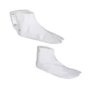 Tabi Japanese Tradition Split Toes Zori Kimono Sandal Socks White
