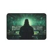 Techie Desk Mat - Gamer's Workspace Decor, Computer Accessories, Gift for