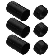 3 Sets Flute Protective Cover Interface Sockets Button Conservation Pad Case