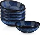Ceramic Salad Bowls Set for Kitchen, Serving - 32 Ounce Soup Bowls, Pasta Bowls,