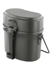 New Portable Camping Mess Kits Hiking Cookware Army Cook Mess Kits AU