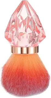 Nail Dust Brush Body Brush Makeup Nail Brush for Cleaning Fingernails Compact Makeup Brush Nail Ring Dust Brush Nail Polish Clean up Brush Nail Design Brushes Pink Polyester Fiber