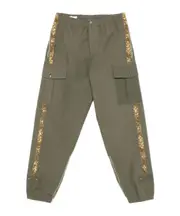 Elastic Waist Casual Pants EU50,EU46 Green