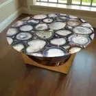 Natural Agate Table Top , Luxury Center Table, Side Table for Luxury Home Decor