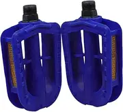 Happyyami 1Pair Ultralight Slip Bicycle Pedals for Safe Cycling Blue for Mountain and Road Reduces Foot Fatigue Designed