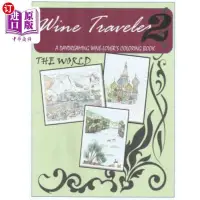 在飛比找露天拍賣優惠-Wine Traveler Coloring Book 2 