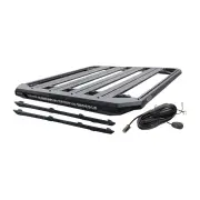 135x125cm Roof Rack Flat Platform with LED Light Bar for Mazda BT-50 Dual Cab