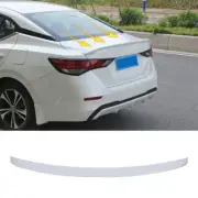 For Nissan Sentra Sylphy 2020-24 Painted White Rear Trunk Spoiler Wing Flap Bar (for: Nissan)
