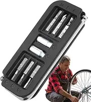 Bike Chain Tool | Bike Tuning Tools - 10X Portable Multifunctional Repair Tools, Metal Bits, Hex Wrench for Women Men