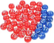 COSMEVIVI Props 1 Set of Numbered Entertainment Balls for Party Raffle Drawing Games