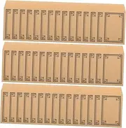 SECFOU Kraft Paper Small Envelopes 50pcs Self Sealing Cash Envelopes Mini Money Envelopes for Budgeting Storage