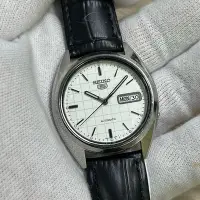 在飛比找Yahoo!奇摩拍賣優惠-SEIKO 7S26-3040 自動上鏈機械錶 白色方格面