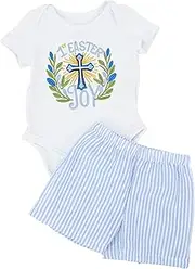 [Unique Baby] Unisex Some Bunny Loves You Easter Layette Set