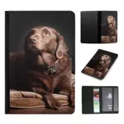 PASSPORT ITINERARY ORGANIZER|CUTE ADORABLE BROWN LABRADOR DOG