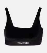 [Tom Ford] Tom Ford Velvet bra top UK 12 black