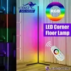 143CM RGB LED Floor Corner Lamp Light Stand Bluetooth APP Streaming Gaming Decor