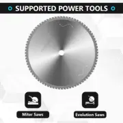 305mm 60T TCT Circular Saw Blade Carbide Tipped for Cutting Metal with 1'' Arbor