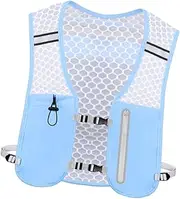 Perfk Running Vest Pack Hydration Vest Portable Waterproof Sturdy Water Backpack for Women Men for Hiking Riding Adventure Camping