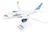 Skymarks SKR1036 Jetblue Airbus A220-300 Desk Top Display 1/100 Model Airplane