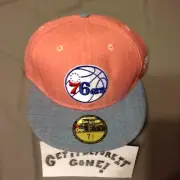 (SZ 7 1/2) Philadelphia 76ers New Era Fitted Hat
