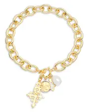 Kenneth Jay Lane Charm Pendant Necklace, 18