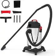 Advwin Wet and Dry Vacuum Cleaner, 30L 2000W with High-Energy Filter System Waterproof Body for Workshops, Car Washes, Homes, Yards.
