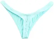La-pomme(ラ ポーム) La Paume 319231 Women's Bikini Panties, TSK Fabric, Glossy, T-Front, Extra Small, Micro Mini, Half Back Panties, Made in Japan