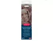 Derwent Coloursoft Skintones Pencils 6 Pack