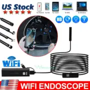 5M 8LED WiFi Borescope Endoscope Snake Inspection Camera for iPhone Android iOS