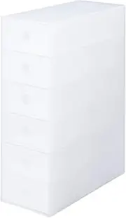 [MUJI] Polypropylene 6 Drawer Unit, White, Small
