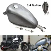 2.4 GAL Gas Tank w/ Gas Cap For Harley Sportster XL1200C 883C Custom 2007-2017