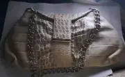 BRAUN BUFFEL"LUCE"ASH LEATHER ANIMAL PRINT LUXURY BAG AUTHENTICITY CARD BNWT€585