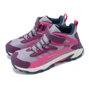 Merrell Moab Speed 2 Mid AC WP Berry Purple Kids Youth Outdoors Shoes MK167544