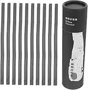Veemoon Portable Willow Charcoal Sticks 25 Pack for Artists Application Blendable Erasable Art Supplies