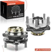 2x Wheel Bearing Hub Front Side for Nissan Murano Quest 2004-2009 w/ ABS Sensor (for: Nissan)