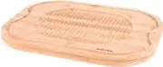 Salter BW07271 Bamboo Chopping Board – Wooden Carving Surface With Textured Spikes Meat Rest, Serving Board/Platter, Steak Cutting Board, Juice Groove, Meats/Bread/Fruit/Vegetables, Durable, 40 x 30cm