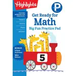 【童書英語學習叢書】PRESCHOOL GET READY FOR MATH BIG FUN PRACTICE PAD /HIGHLIGHTS 9781684379156<華通書坊/姆斯>