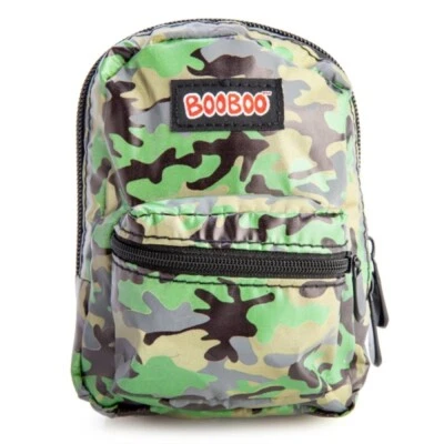 Reflective Green/Grey Camo BooBoo Backpack Mini - On your arm,belt, keys
