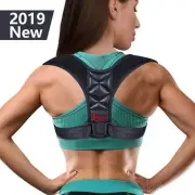Posture Corrector for Women Men - Posture Brace Adjustable Back Straightener, Co