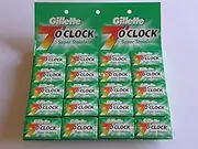 7 O'clock Super Stainless Double Edge Safety Razor Blades, 5 Count (Pack of 20)